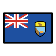 Hvordan Flag: St. Helena emoji ser ud på Openmoji.