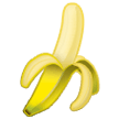 Bagaimana Pisang emoji terlihat di Samsung.