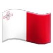 How Flag: Malta emoji looks on Samsung.