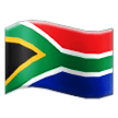 Hvordan Flag: Sydafrika emoji ser ud på Samsung.