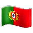 Hoe Vlag: Portugal emoji eruit ziet op Samsung.