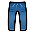 Bagaimana Celana jeans emoji terlihat di Softbank.