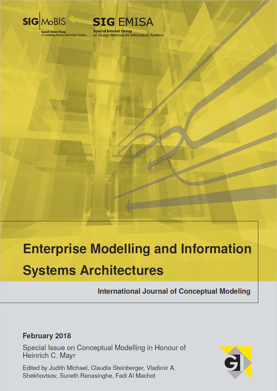 Cover of the Special Issue on Conceptual Modelling in Honour of Heinrich C. Mayr