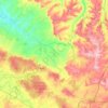 Gouffern en Auge topographic map, elevation, terrain