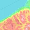 Chautauqua County topographic map, elevation, terrain