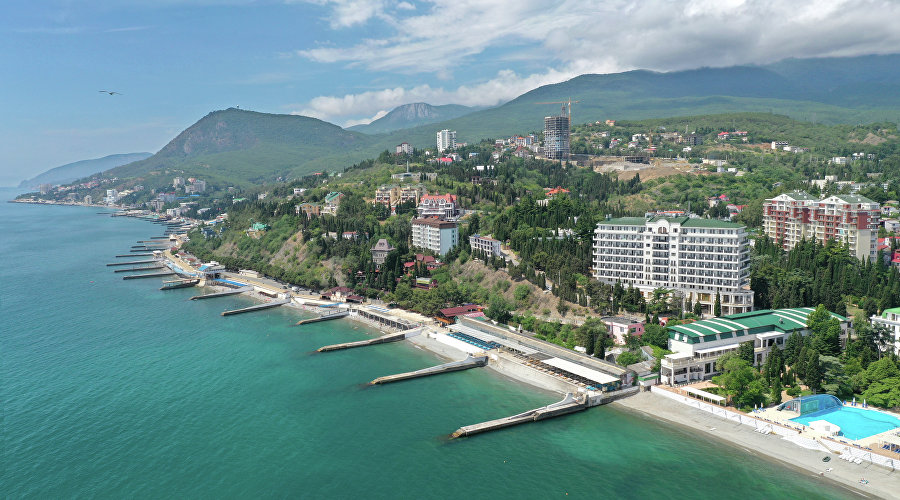 View of the Crimean coast