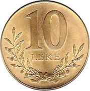 10 Lekë (Magnetic) – reverse