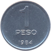 1 Peso - reverse