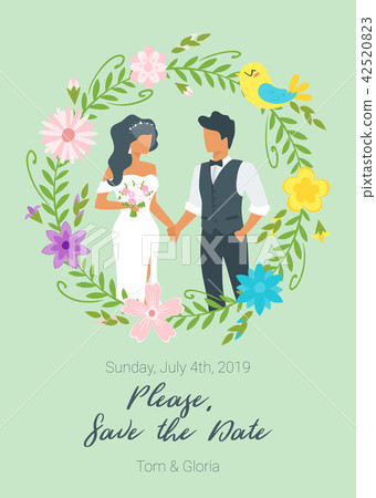 wedding day invitation 42520823