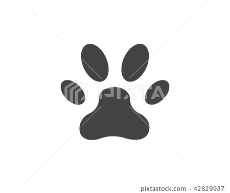 Paw icon vector illustration design 42829987