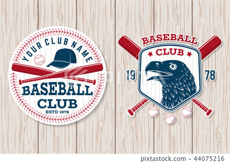 Baseball club badge. Vector illustration. Concept for shirt or logo, print, stamp or tee. 44075216