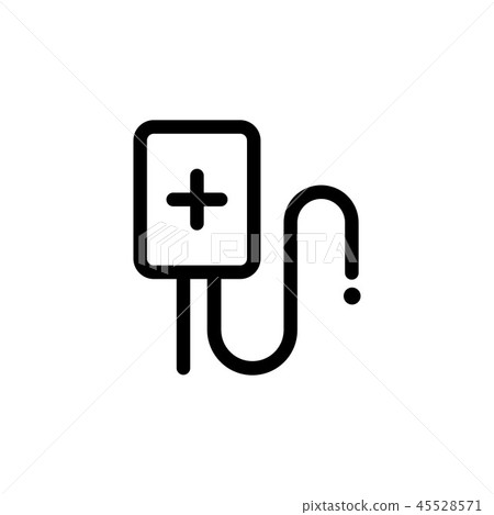 transfusion blood outline vector icon 45528571