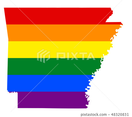 LGBT country map vector 48320831