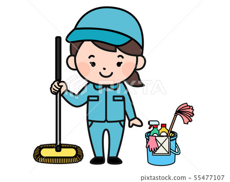 Cleaner woman 55477107