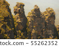 Three Sisters Blue Mountains,Australia 55262352