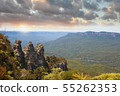 Tree Sisters Blue Mountains Australia sunset 55262353