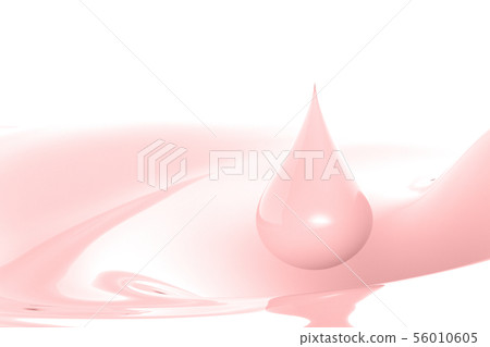 droplet of pink milk 56010605