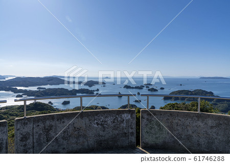 [Nagasaki Prefecture] Scenery of Kujuku Island (Ishidake Observatory) 61746288