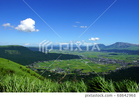 Kyushu popular drive course "Kikuchi Aso Skyline" scenery 68642968