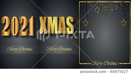 2021 Merry Christmas background. for your seasonal invitations, festival posters, greetings cards.  68975027