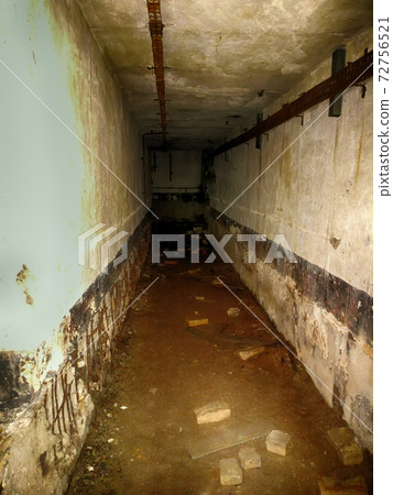 Underground military bunker from second world war 72756521