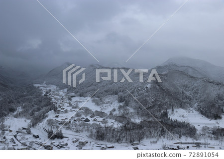 Yamadera, January, Snow, Winter, Yamagata Prefecture, Hojuyama Tateishi Temple 72891054