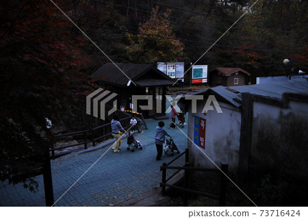 Bukhansan, National Park, Autumn, Maple, Ridge 73716424