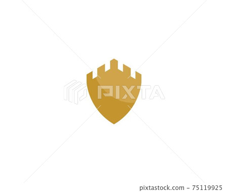 castle logo vector 75119925