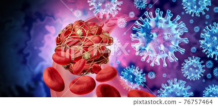 Blood Clots And Virus Infection 76757464