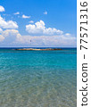 Faliraki beach in Rhodes island 77571316