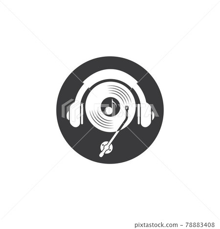 vinyl disc music vector icon illustration design 78883408