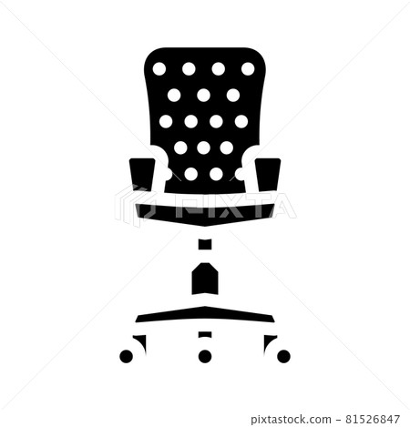 office furniture glyph icon vector illustration 81526847