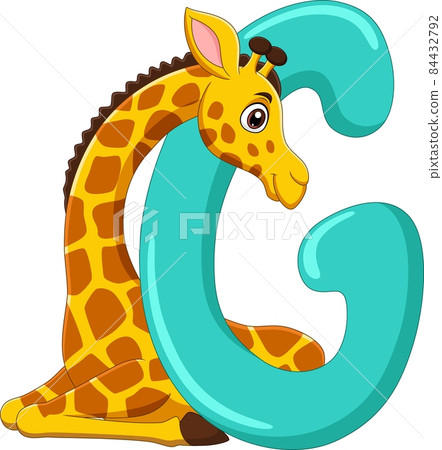 Alphabet letter G for Giraffe 84432792