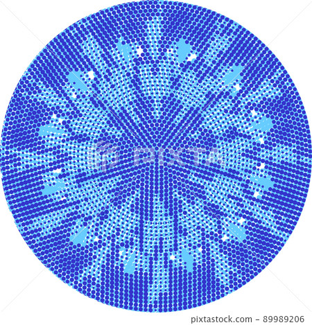 Greeting christmas and New year card. Abstract snowflake. 89989206