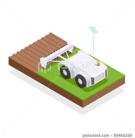 Agriculture Automation Composition 90468289