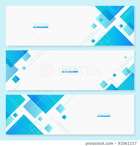 Geometric background template set 91061157