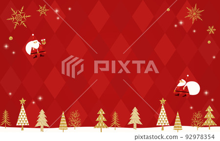 Christmas card vector illustration background 92978354