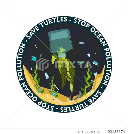 World oceans day, World Environment Day, Earth day, World Maritime Day concept vector illustration. 93187674