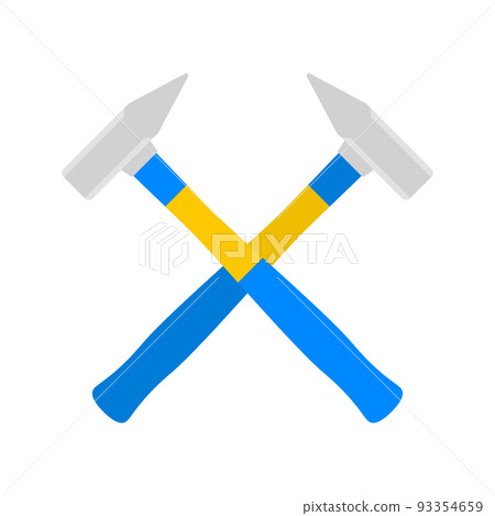 Hammer isolated on white background 93354659