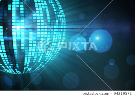 Digitally generated cool disco ball design 94219571