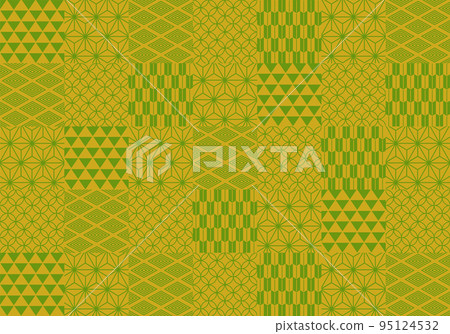 Japanese pattern background illustration 95124532