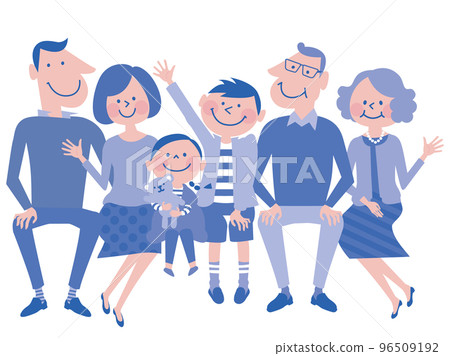 Smart B family 3 generations 6 people (blue) 5 96509192