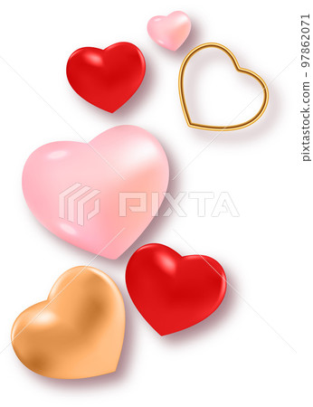 Love Heart Element for Valentine's Day 97862071