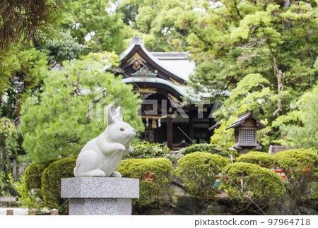 京都岡崎神社 兔神社 東天王岡崎神社 京都觀光景點 97964718