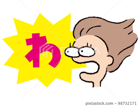 Person_Face_Surprised_Woman_Speech Bubble_Bakudan Yellow_Serif Pink_Wa 98732171