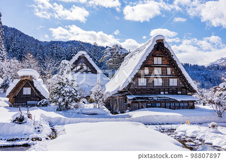 Snow Shirakawa Town 98807897