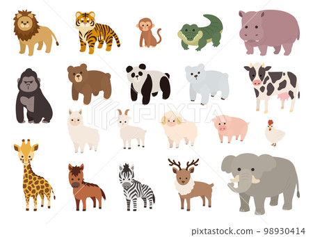 Animal icon set 98930414