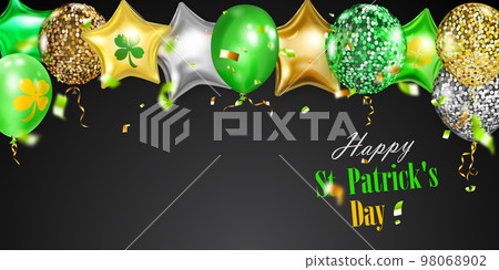 Illustration on St. Patrick's Day 98068902