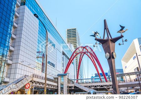 Tachikawa Station North Exit Rotary in front of the station 98226307