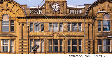 Victoria station in the city of Manchester 99791286